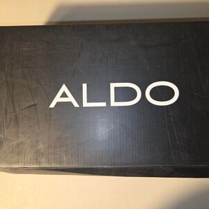 Aldo Biaggio-U-97 Mens Black Leather Textured Lace Up Oxford Shoes Size 12